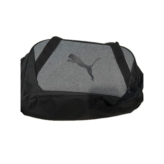 Puma Training Black Gray Duffel Bag 20"x12"x10"