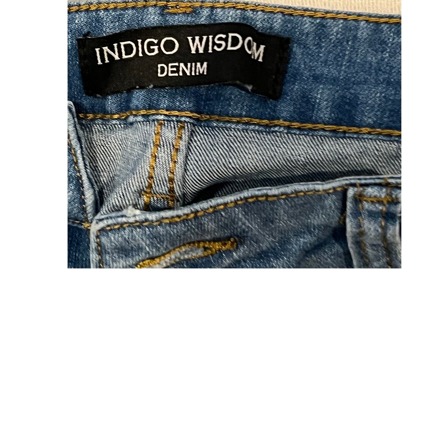 Indigo Wisdom Straight Fit Jeans Mens 34x30