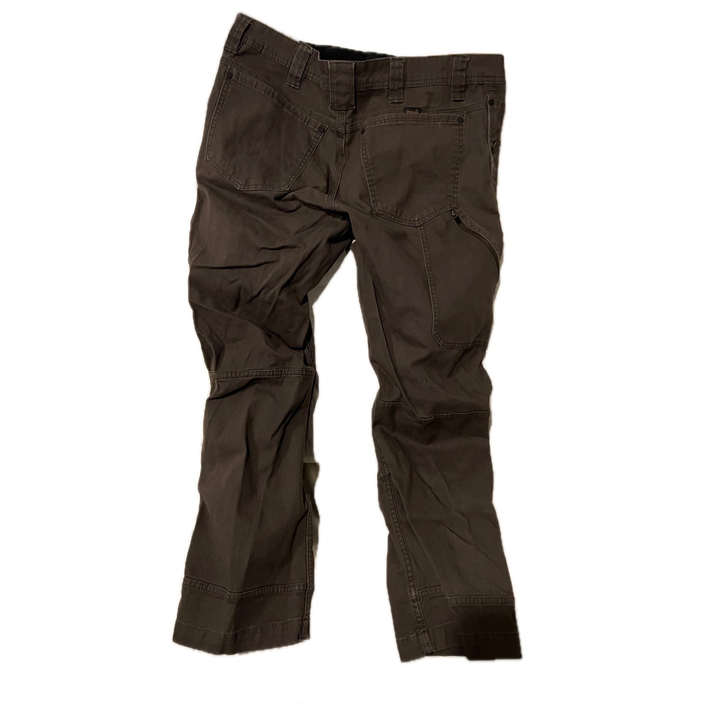 Pantalones de trabajo Carpenter Wrangler marrones para hombre 34x30
