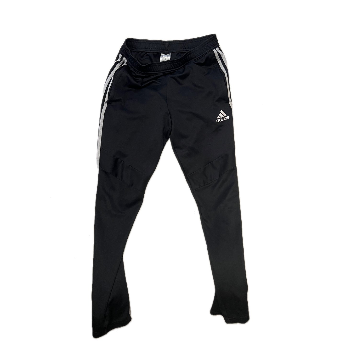 Adidas Three Stripe Black Trackpants Mens M