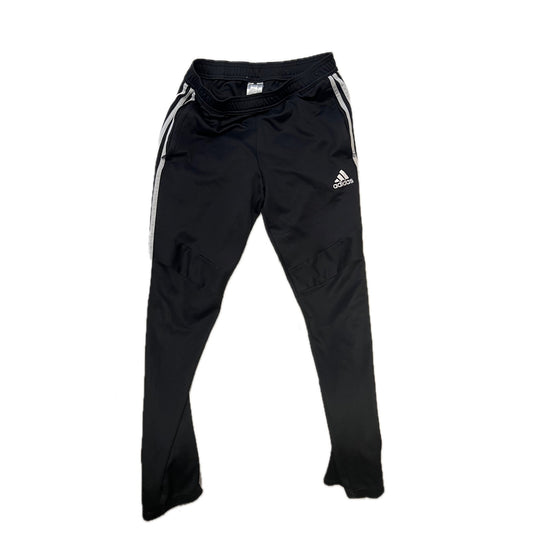 Adidas Three Stripe Black Trackpants Mens M