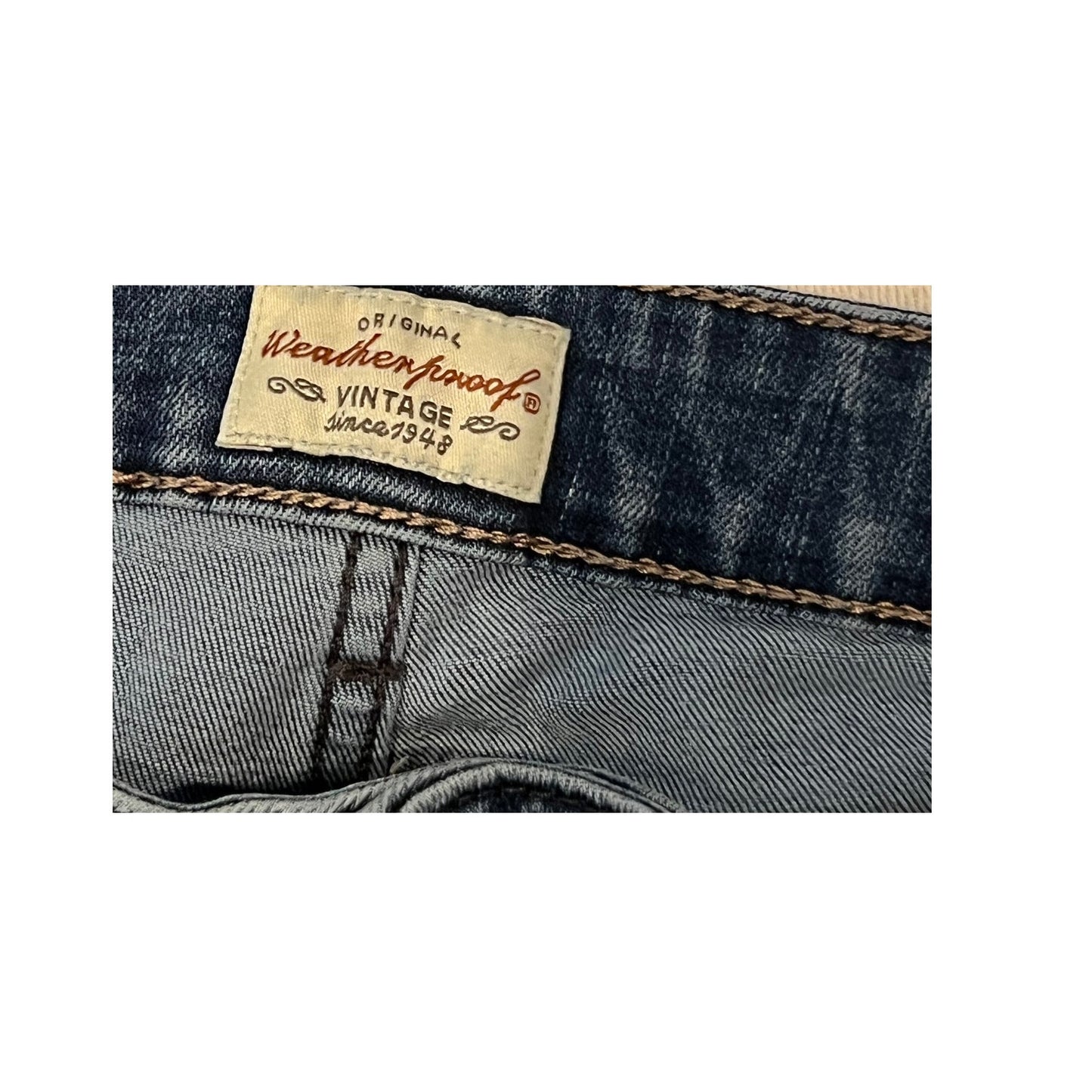 Weatherproof Vintage Blue Jeans Relaxed Fit Mens 32x34