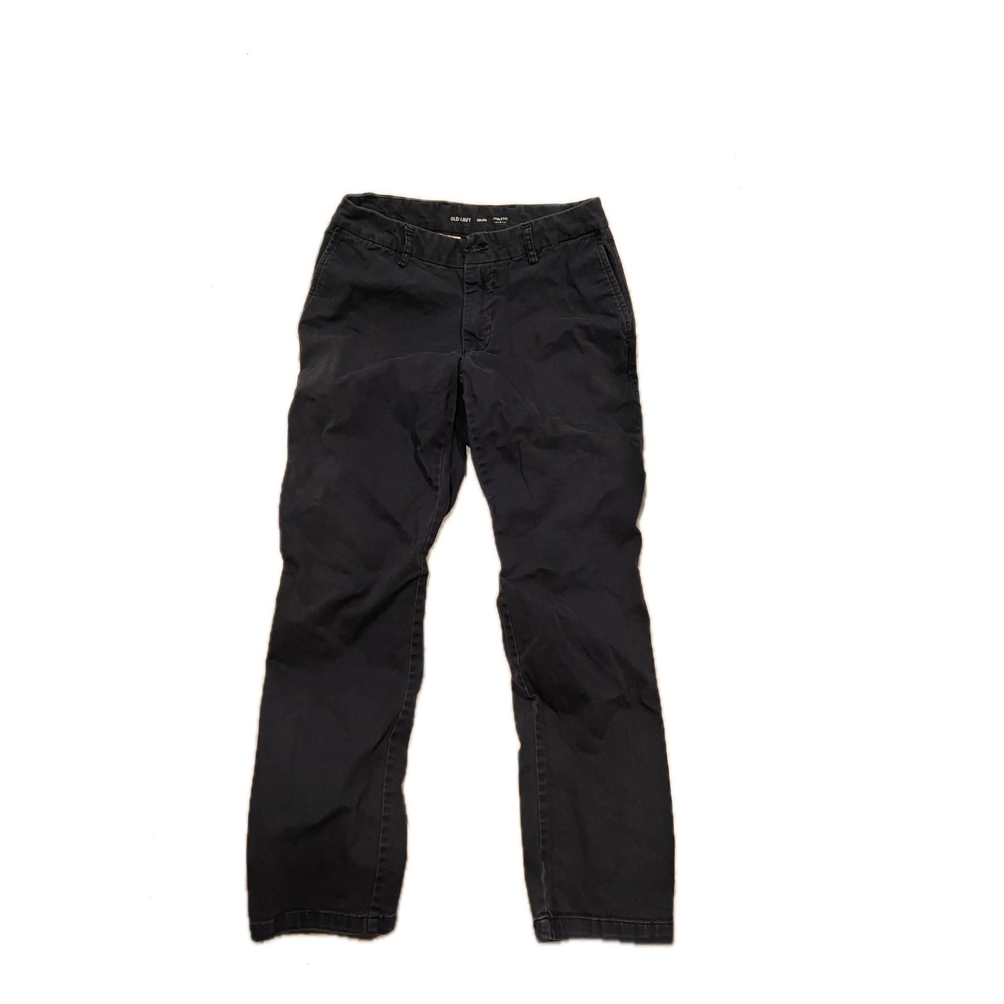 Old Navy Athletic Black Chino Mens 30x30