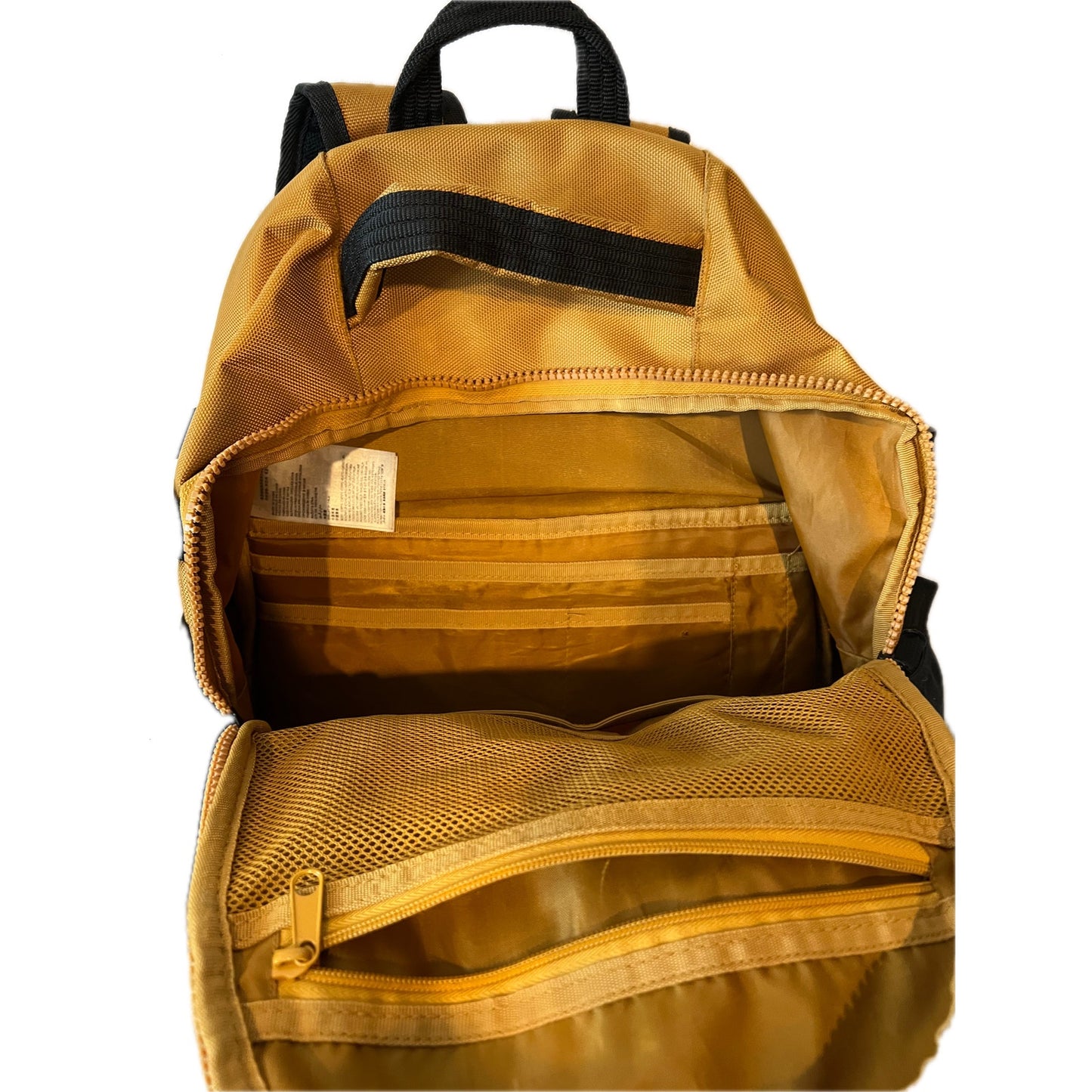 Nike Air Jordan Mustard Canvas w Computer Sleeve Backpack