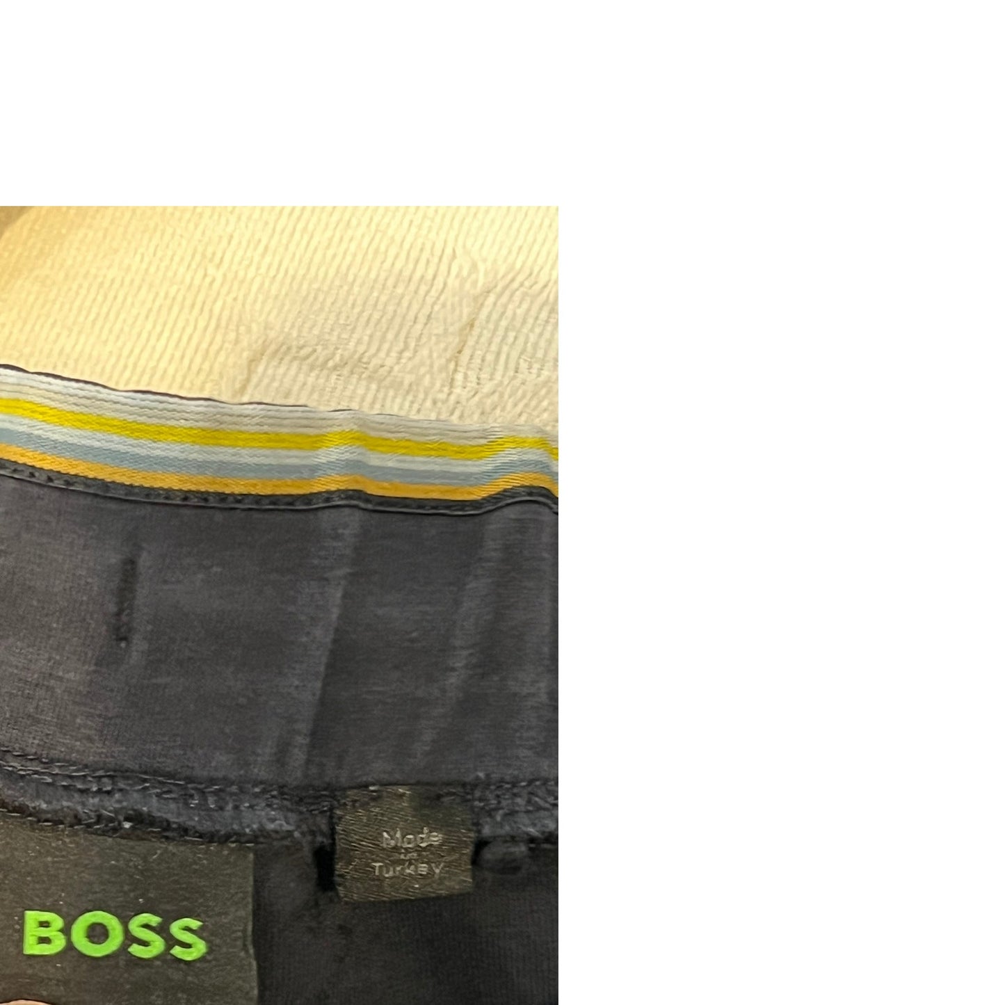 Short de sport noir Hugo Boss pour homme taille S
