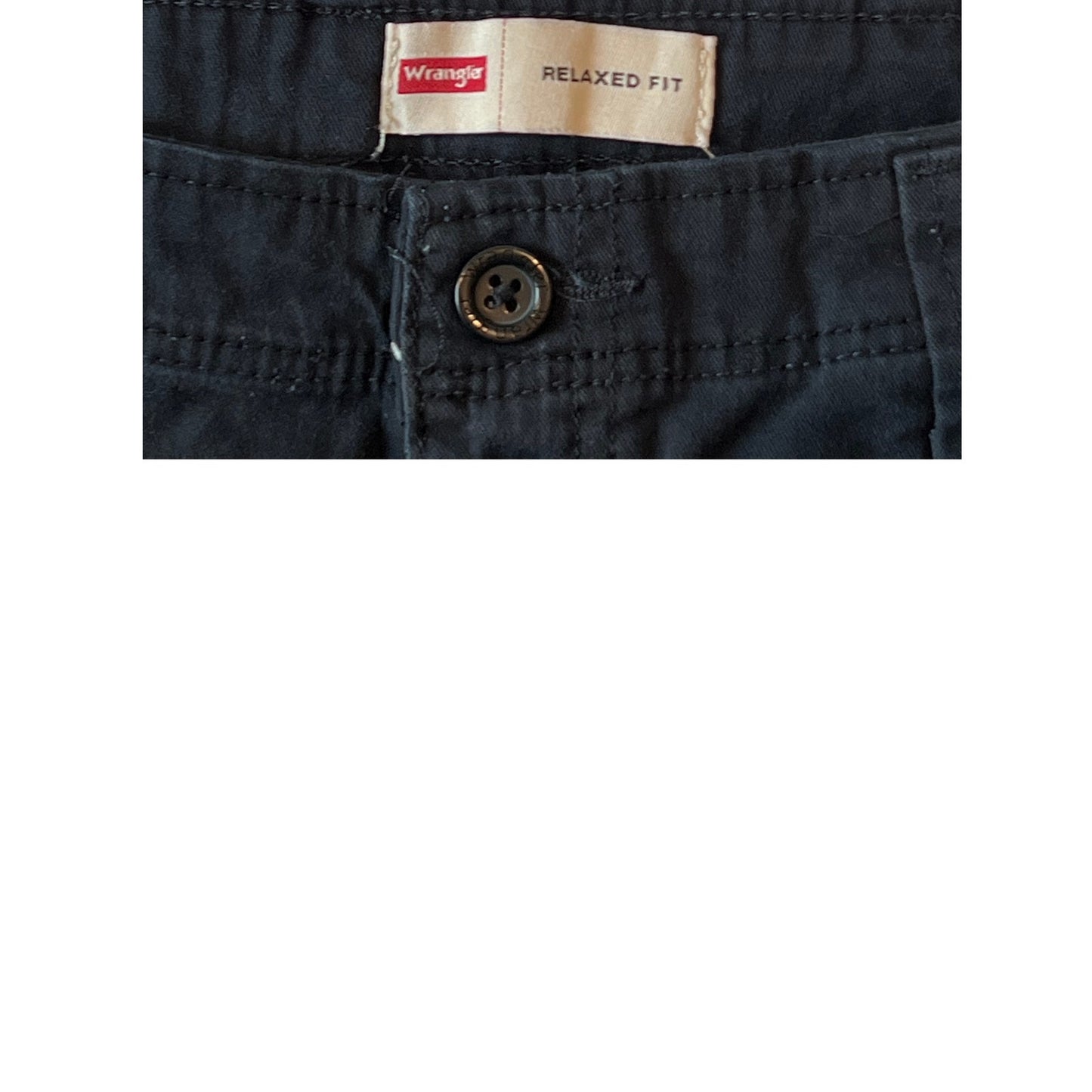 Wrangler Black Cargo Pants, Men's 32x30