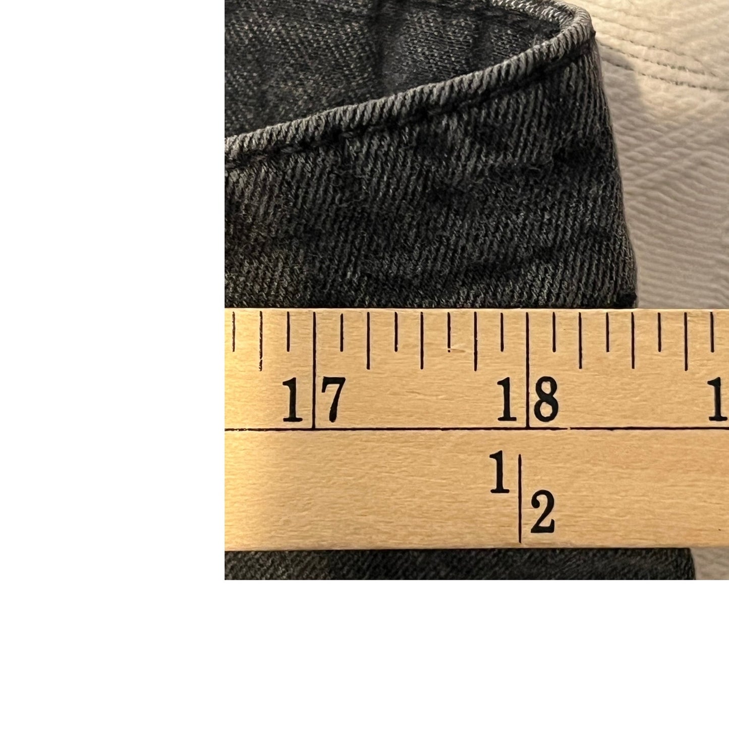 Vorta Slim Straight Black Jeans 36x30
