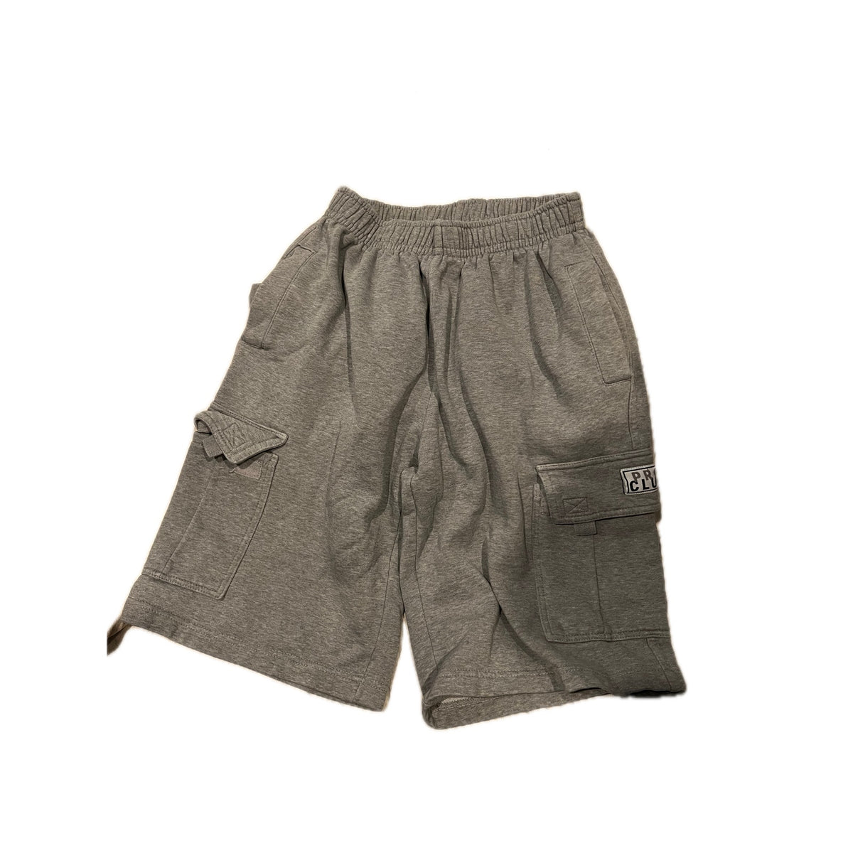 Pro Club Gray Cargo SweatShorts Mens Medium