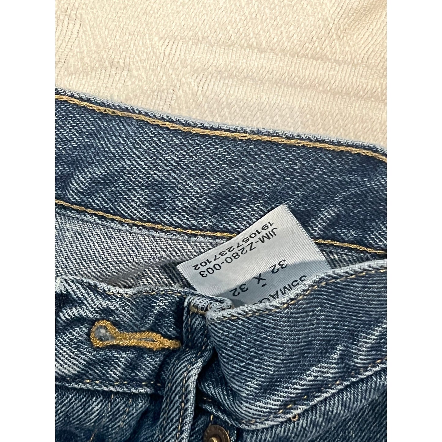 Magellan Straight Fit Blue Jeans Mens 32x32