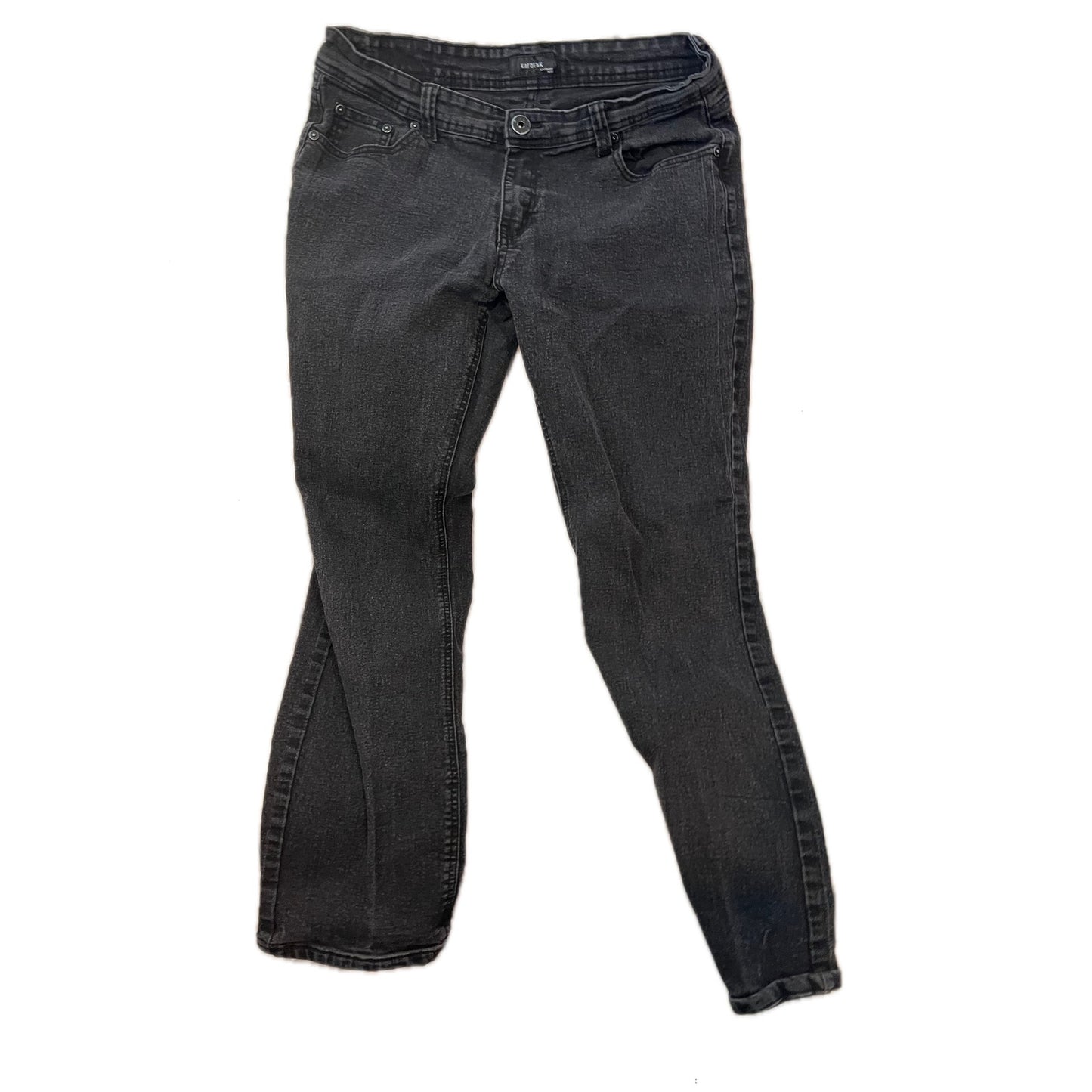 Kayden K Slim Straight Jean Noir Hommes 34x32