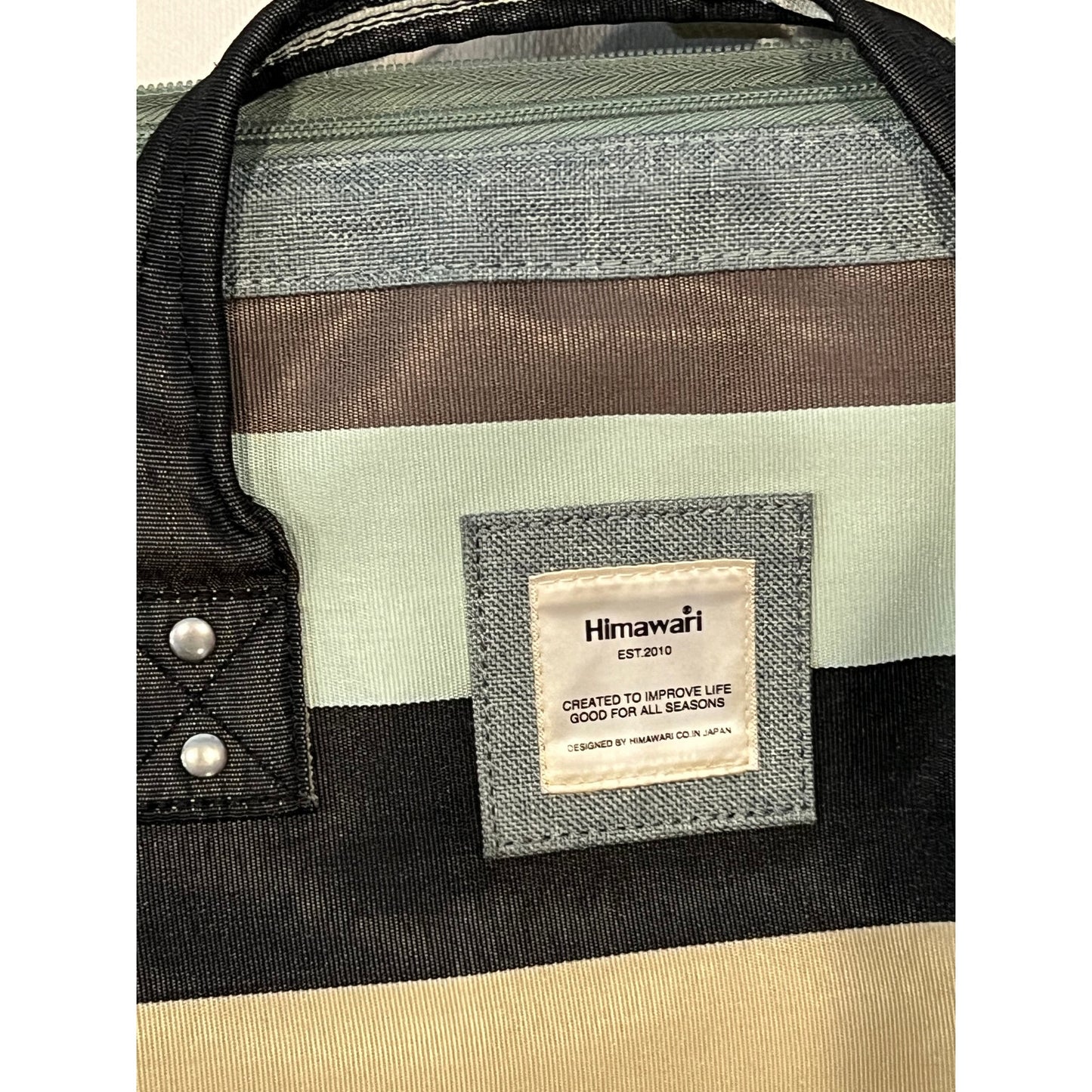 Himawari Green Brown Backpack