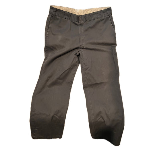 Dickies Gray Khaki Straight Work Pants Mens 34x31