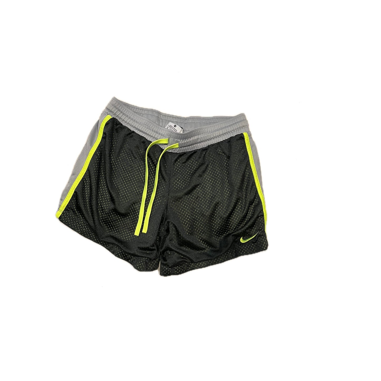 Nike Pantalones Cortos de Entrenamiento Negros Verde Lima Grises Talla XS de Mujer