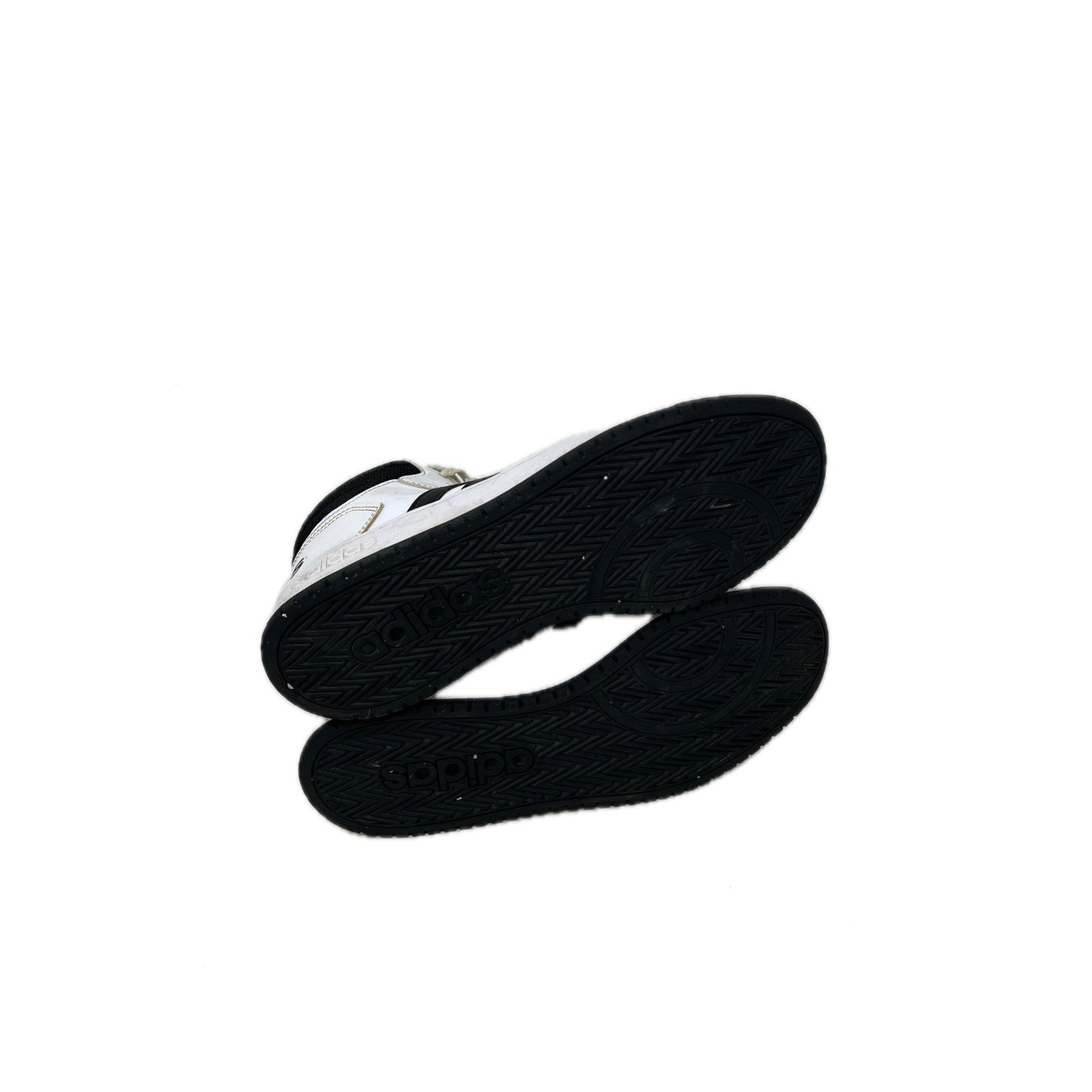 Chaussures montantes adidas Hoops 2.0 Mid blanc noir, pointure homme 10.5