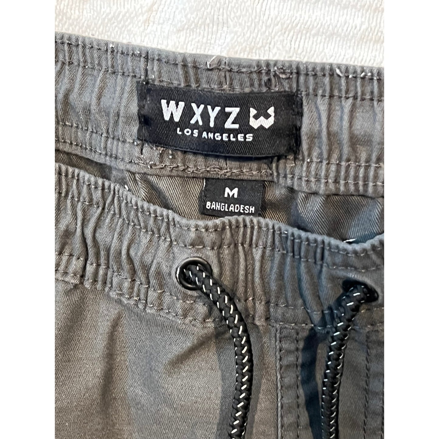 Pantalon Cargo Droit Cheville Homme WXYZ Gris T.M 30x26