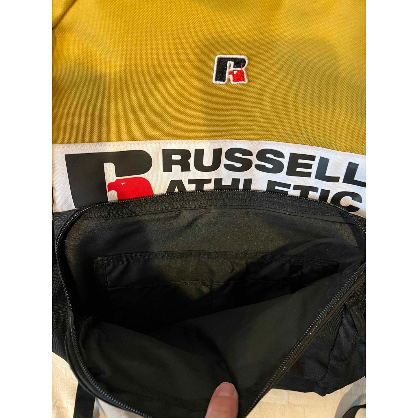 Reebok Mustard Black Backpack w Laptop Sleeve