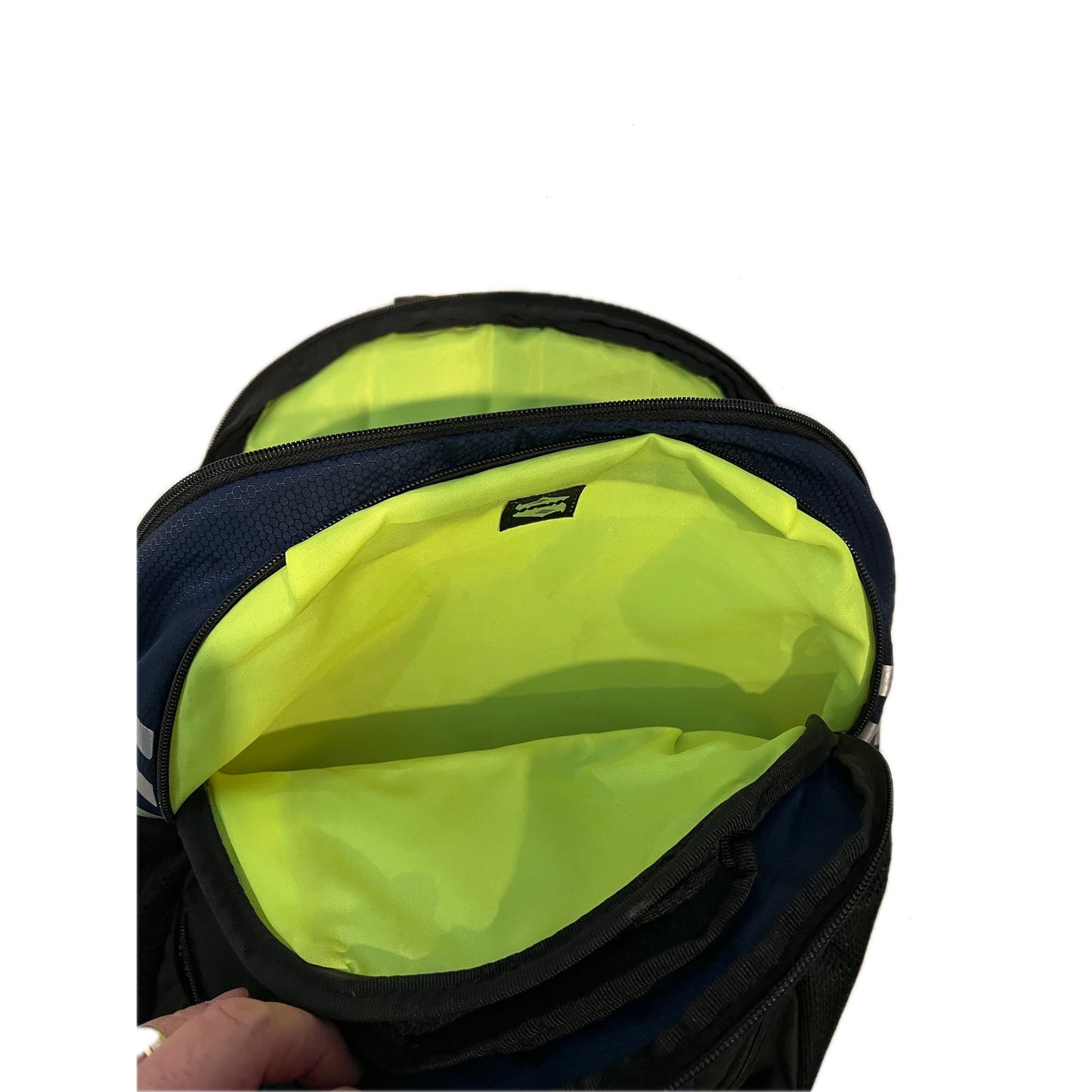 Adidas Stadium 3 Navy Blue Black Multi Section Backpack