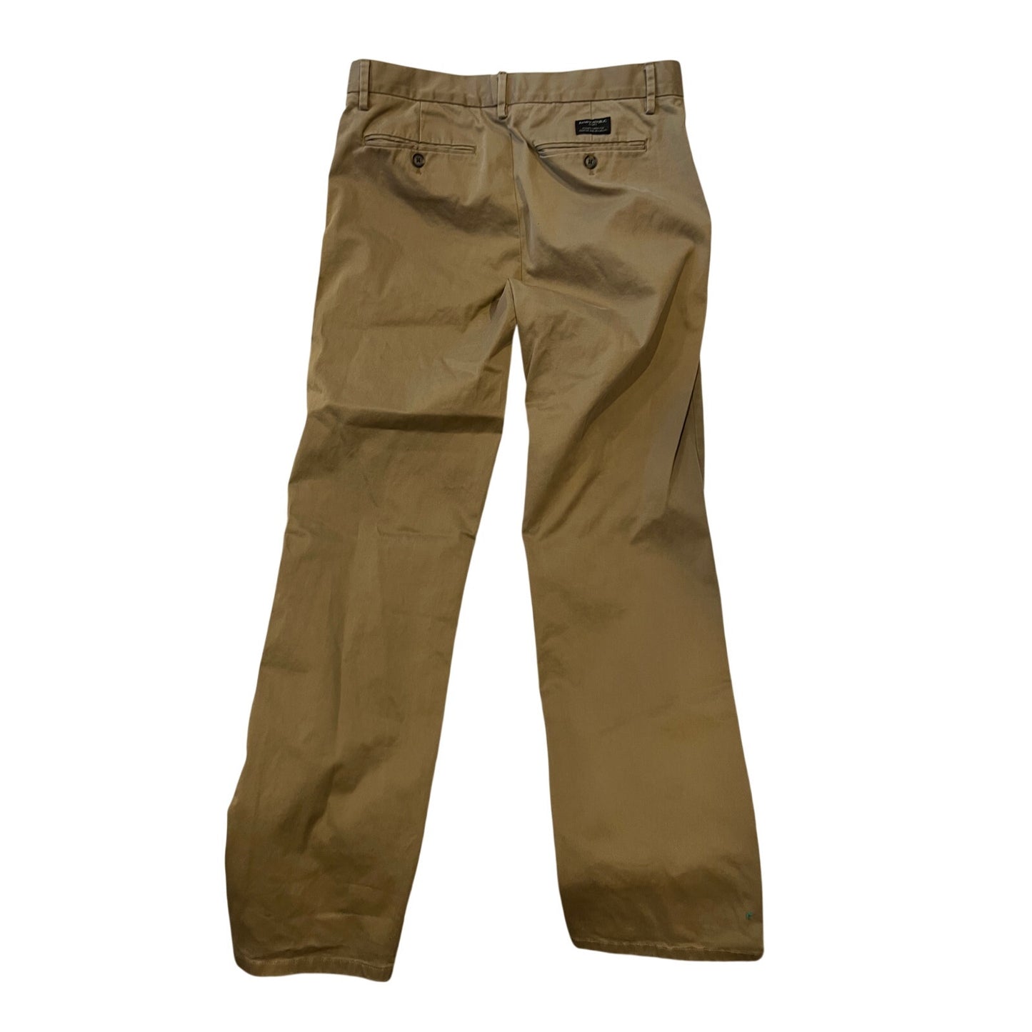 Banana Republic Beige Flat Front Chino Pants Mens 33x34