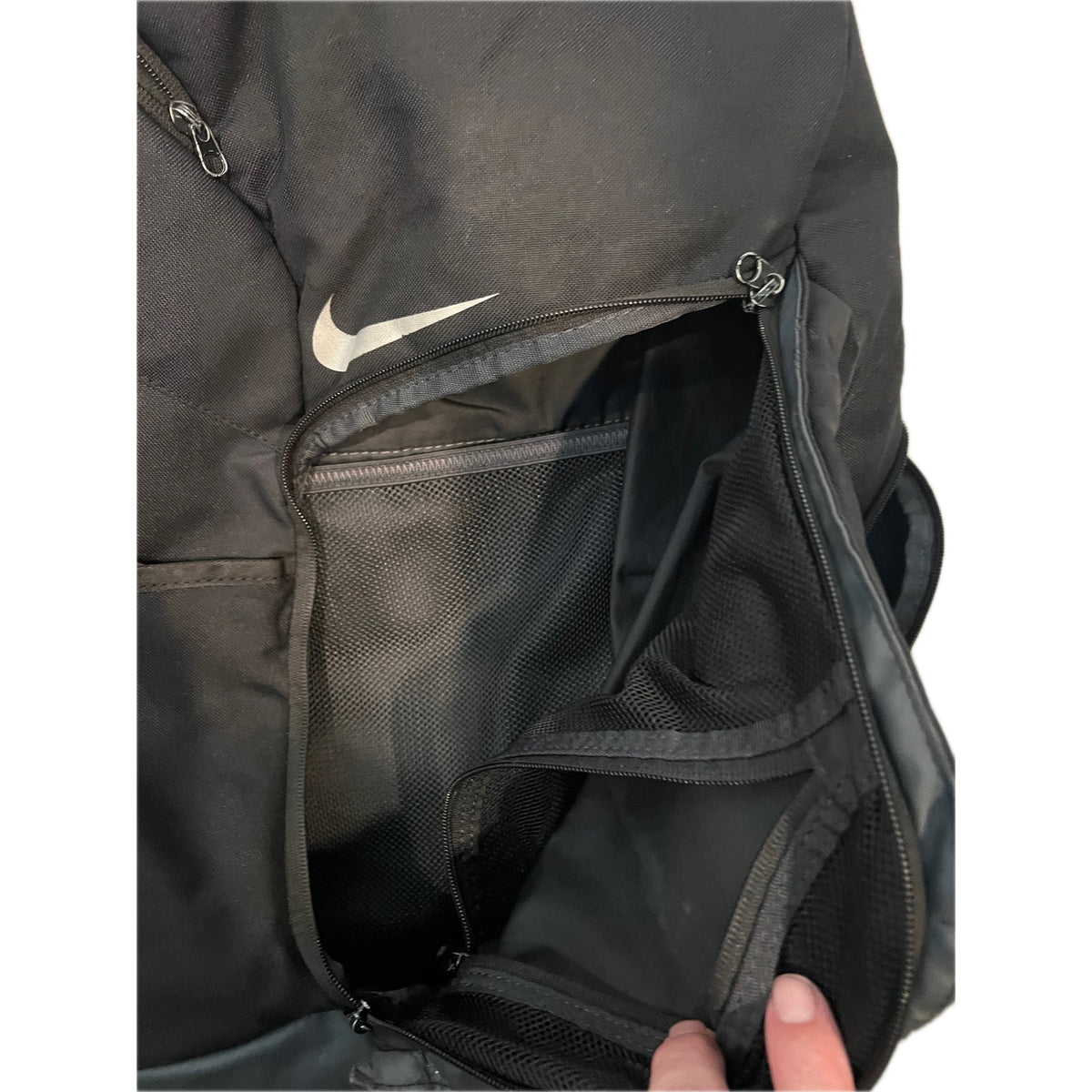 Nike Elite Pro Hoops Basketball Backpack Bag Black Gray