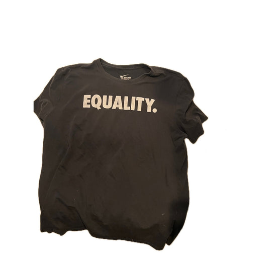 The Nike Tee Athletic Cut Equality Black T-Shirt Mens XL