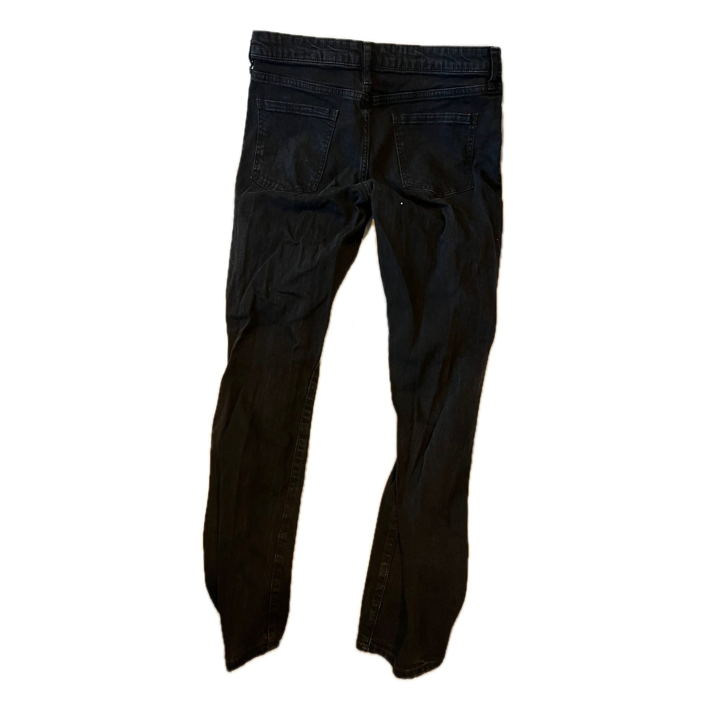 Novamen Black Slim Fit Jeans Mens 34x30