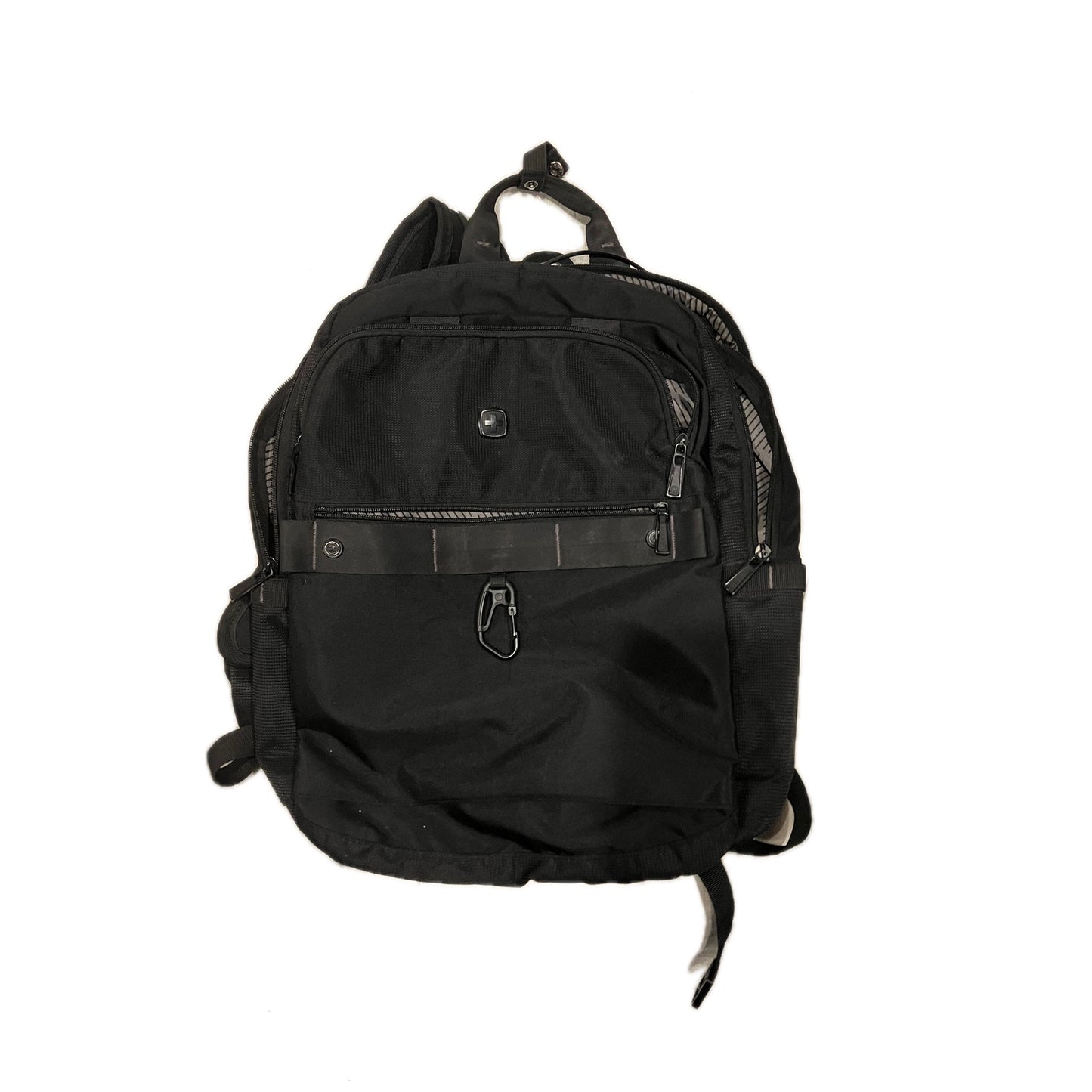 Sac à dos Swiss Gear 18 po avec mousqueton noir