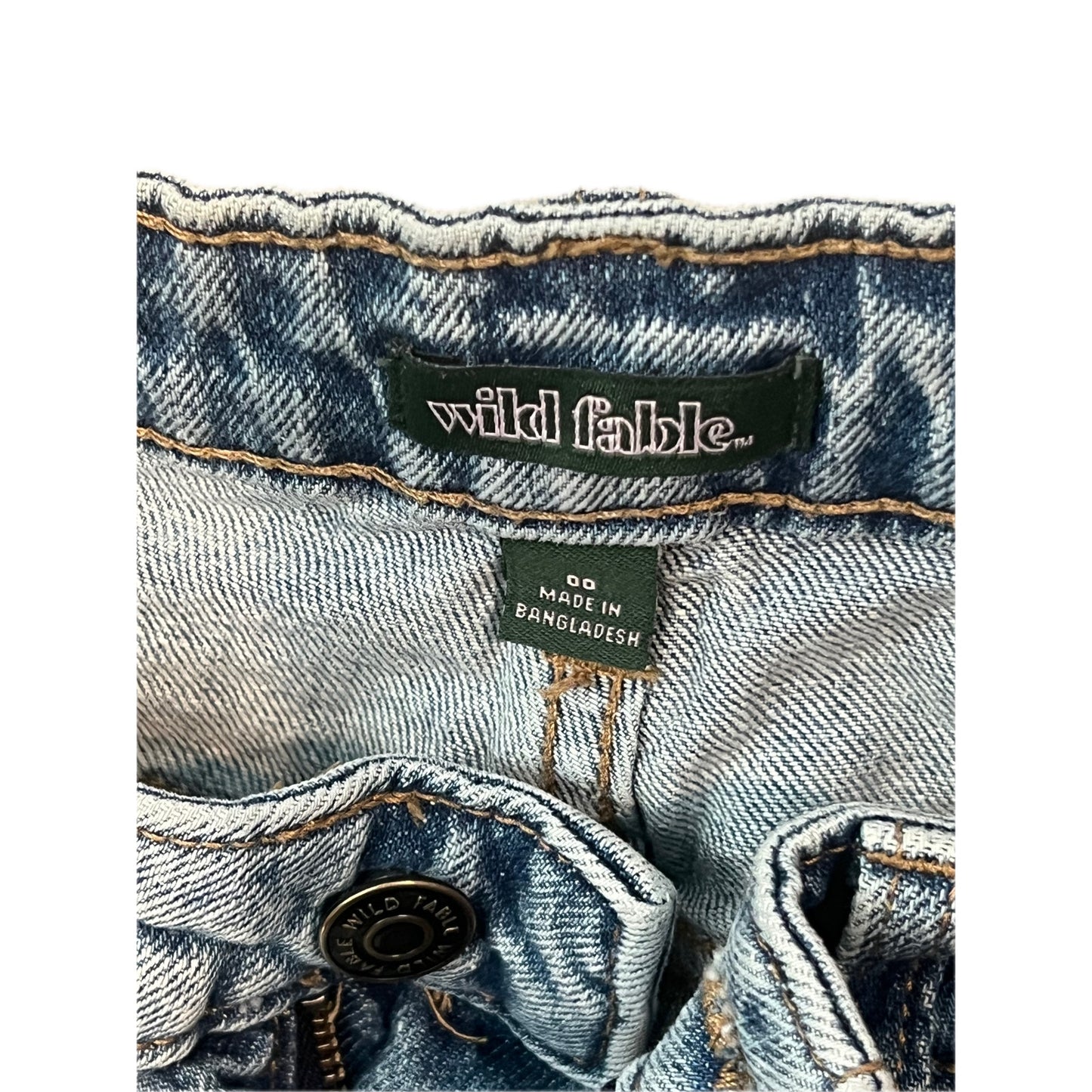 Wild Fable Baggy Flared Jeans Womans 00 27x30