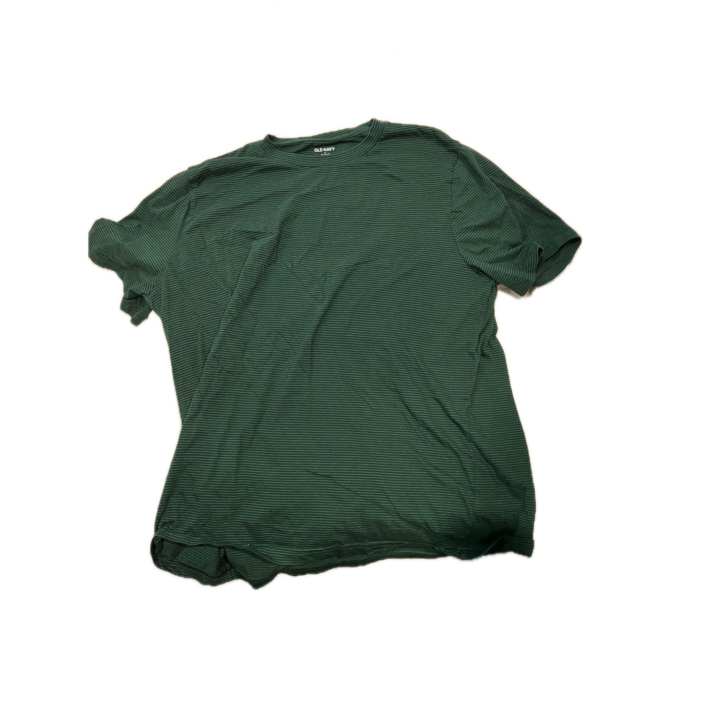 Old Navy Green Striped T-Shirt Mens XL