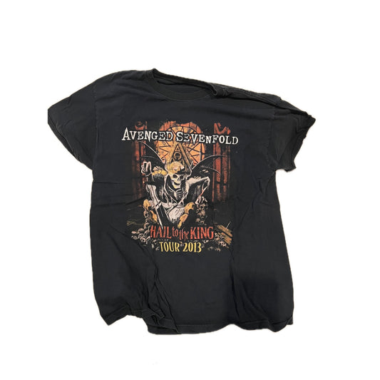 Avenge Sevenfold Hail to the King 2013 Tour T- Shirt Mens L