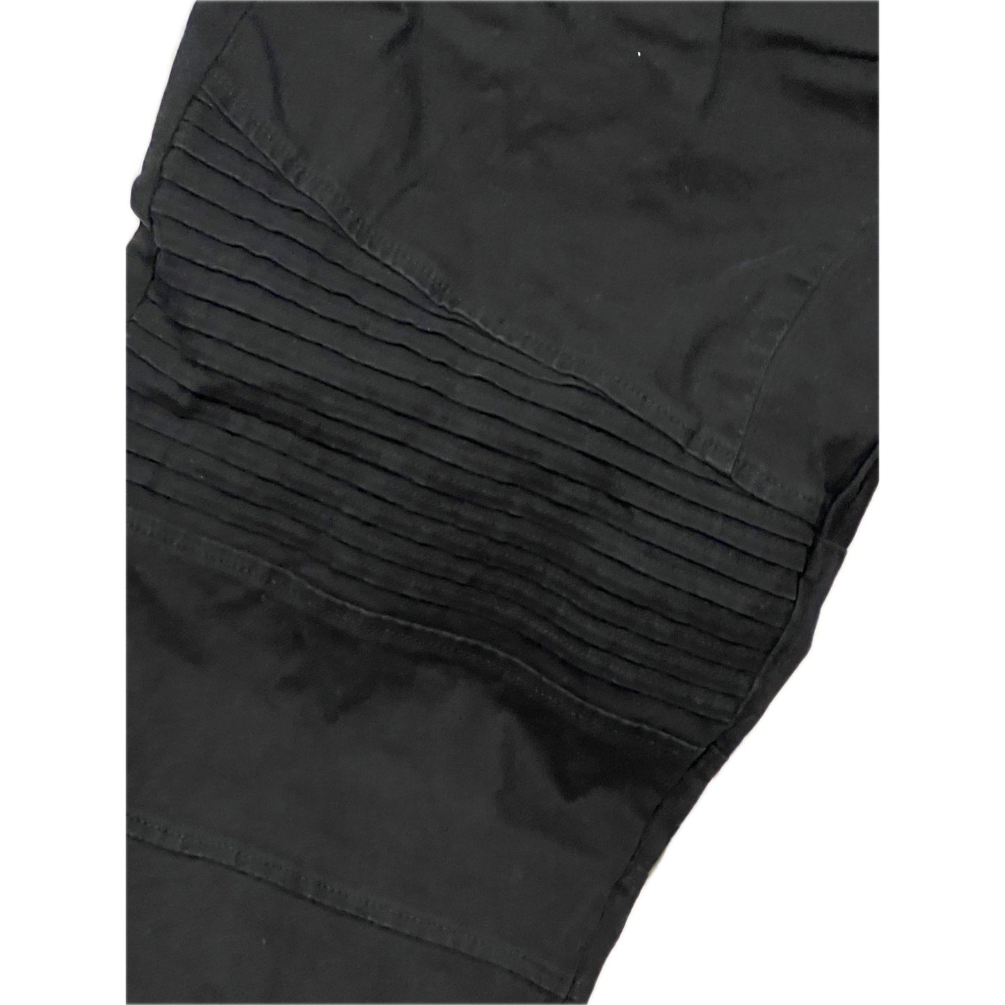 Free Planet Black Cuffed Ribbed Joggers/Chino Mens XXL