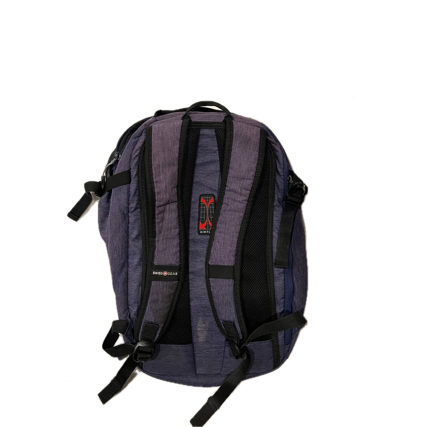 Swiss Gea Gray Computer Clamshell Travel Backpack