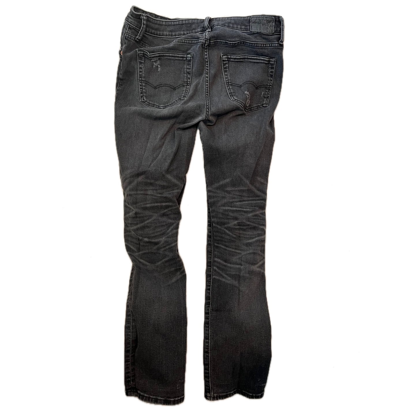 Jean noir troué coupe skinny American Eagle homme 33x32