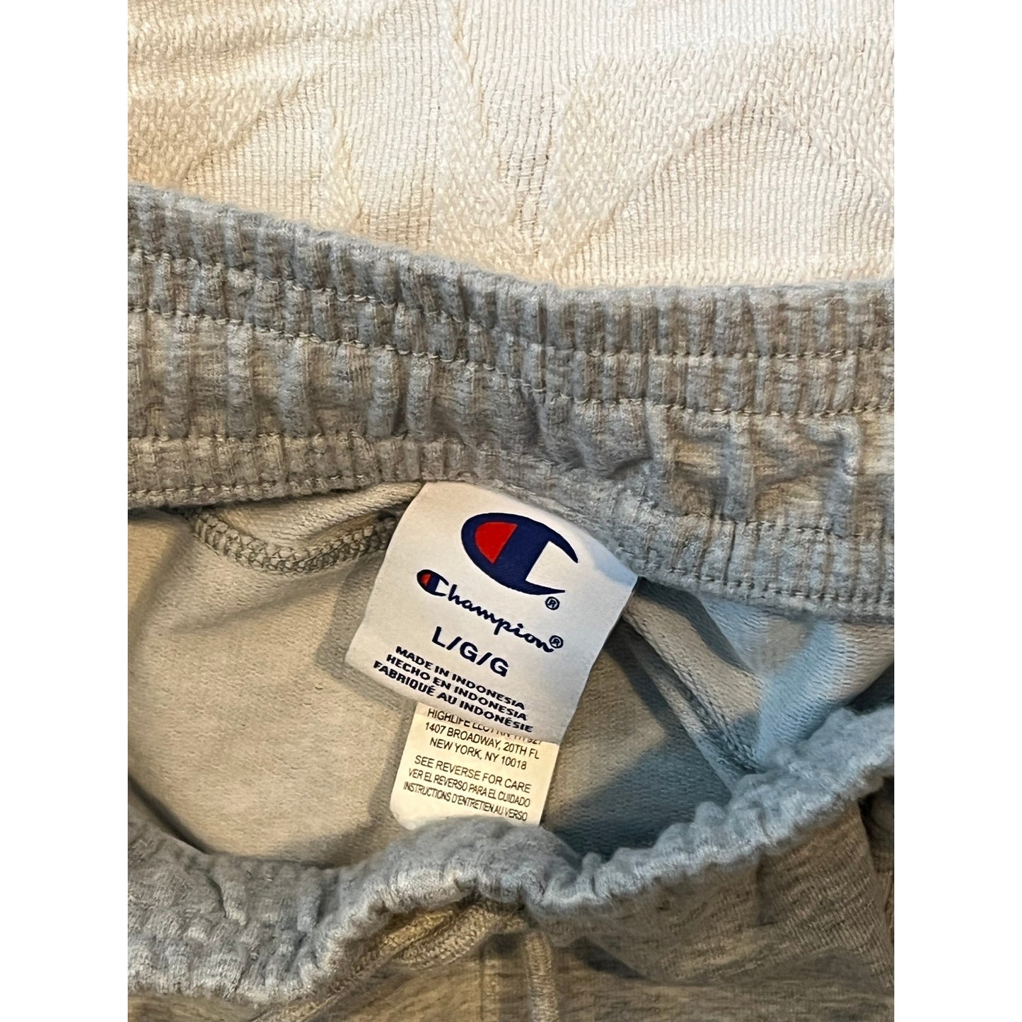 Pantalon de jogging ajusté gris Champion pour homme, taille L