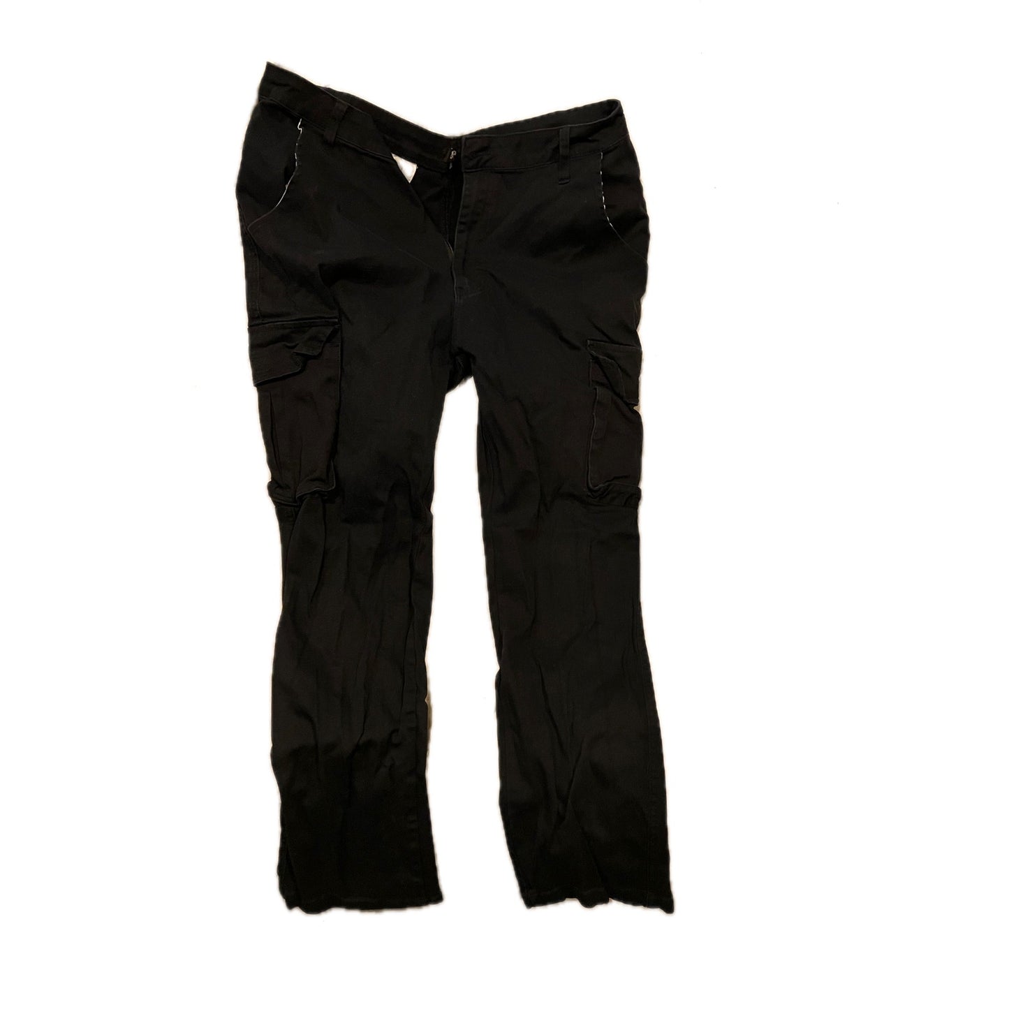 Blue Rock Black Cargo Chino Pants Mens 38x28