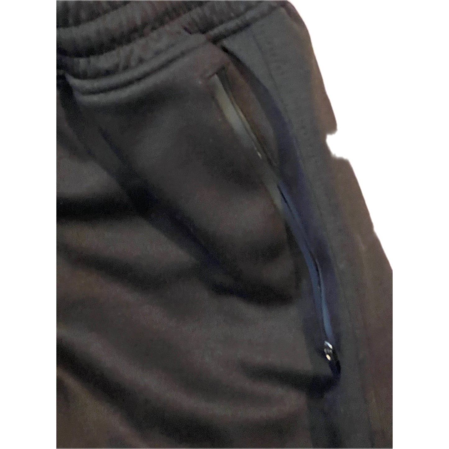 Jogging Noir Zippé Poches Homme Taille M