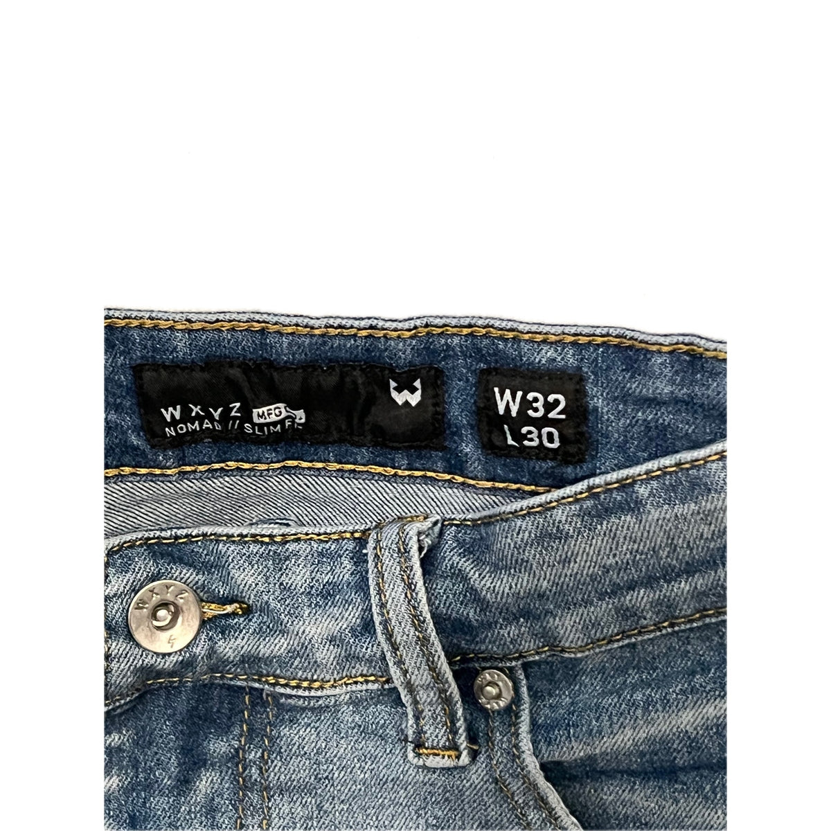 WXYZ Slim Nomad Jeans Blue Mens 32x30