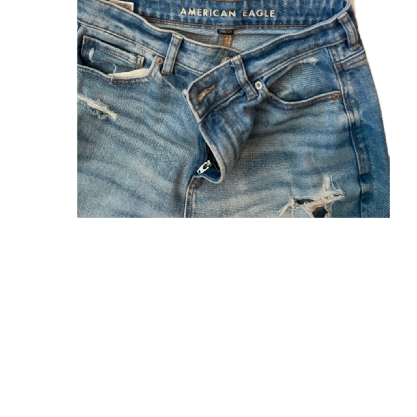 Jean Mom Usé Femme American Eagle Taille 6 (28x25)