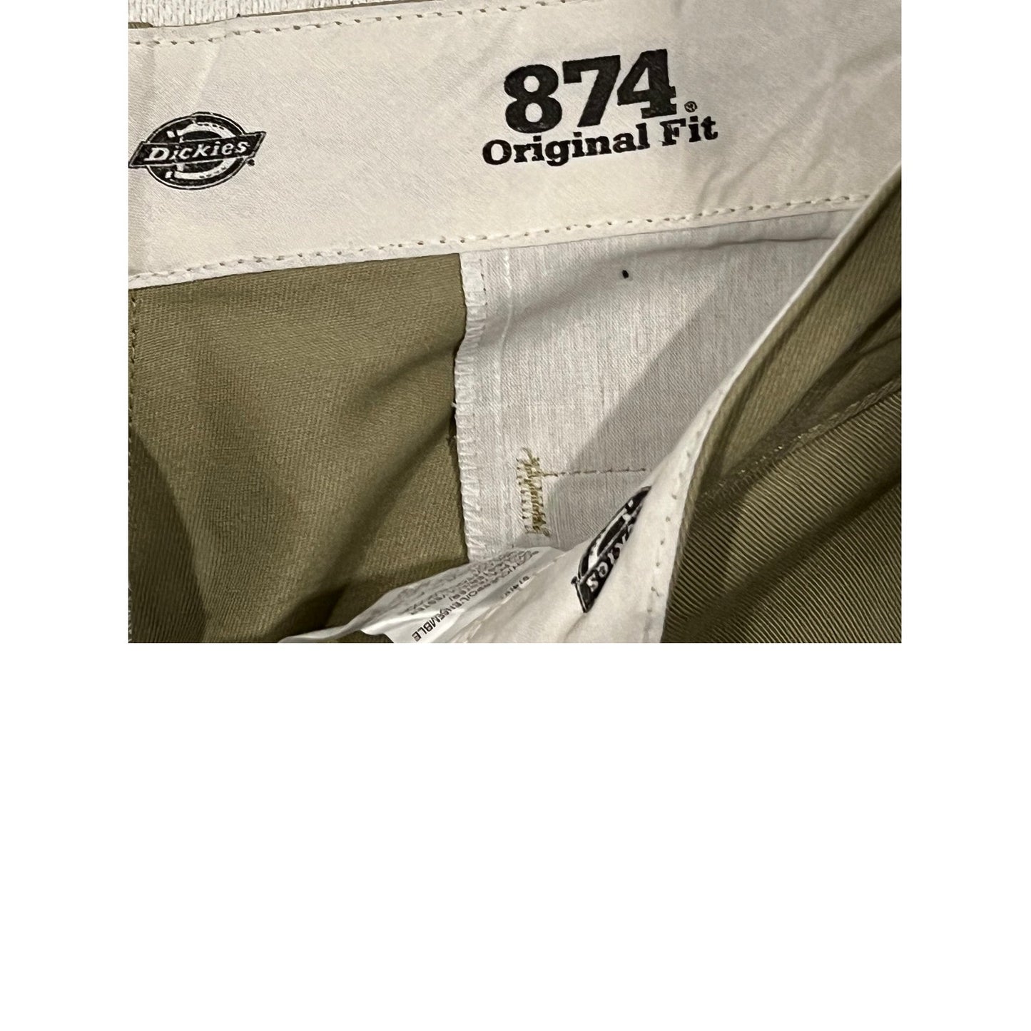 Dickies 874 Orig Fit Tan Work pants Mens 38x34