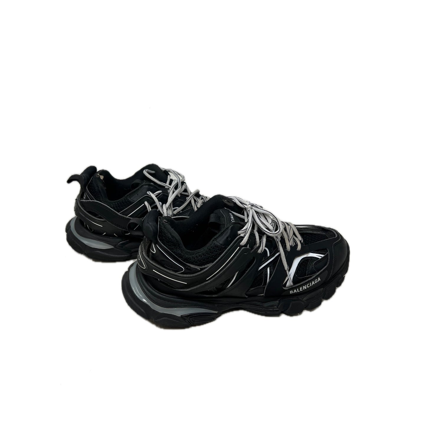 Balenciaga Track Piercing Model 542023 Black Mens US 10