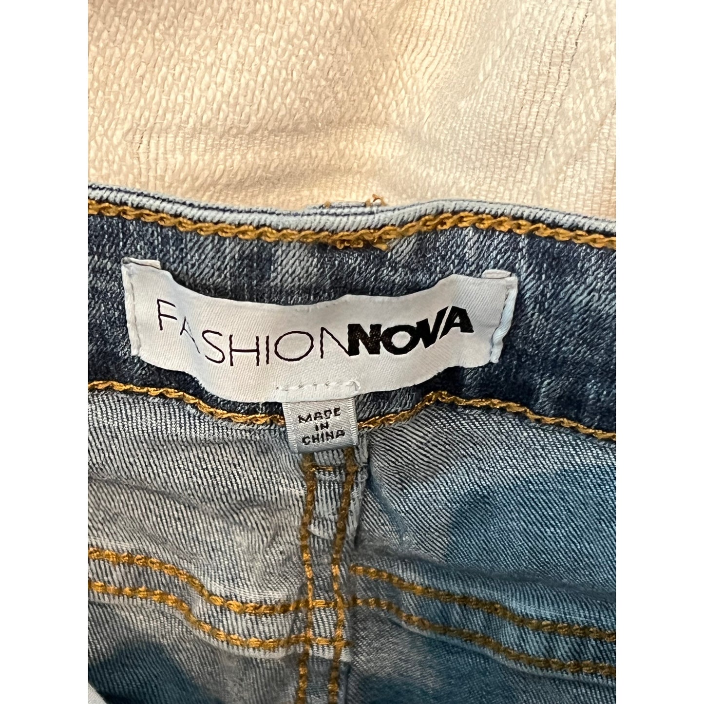 Fashion Nova Slim Fit Blue Jeans Womans 7/28