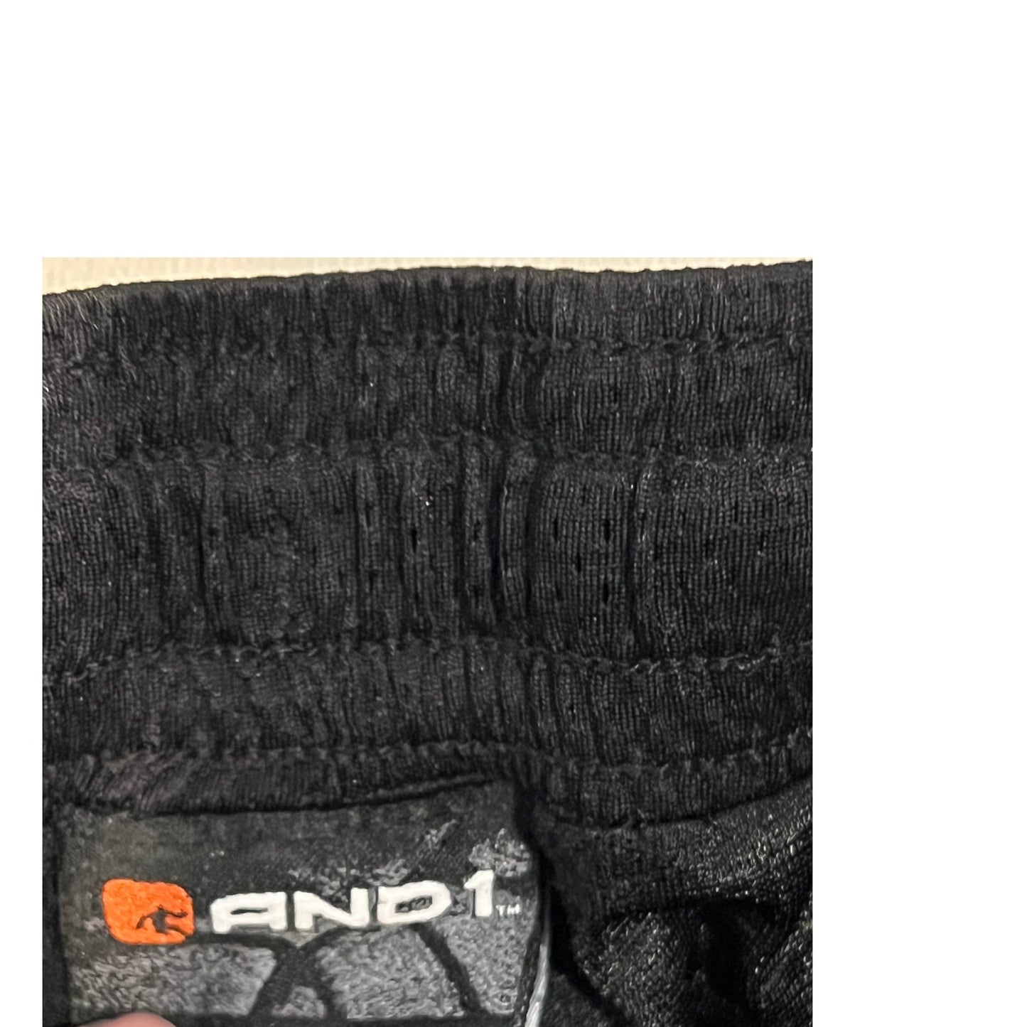 AND1 Gray Black  8" Inseam Training Shorts Mens Small