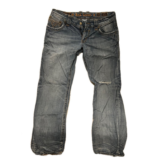Rock Revival Albus Straight Jeans Distressed 33x33