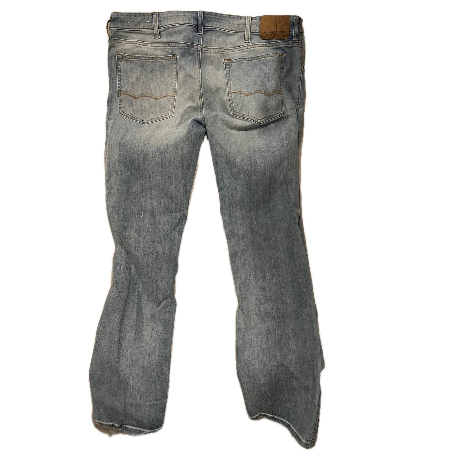 American Eagle Blue Slim Straight Leg Jeans Men's 38x34