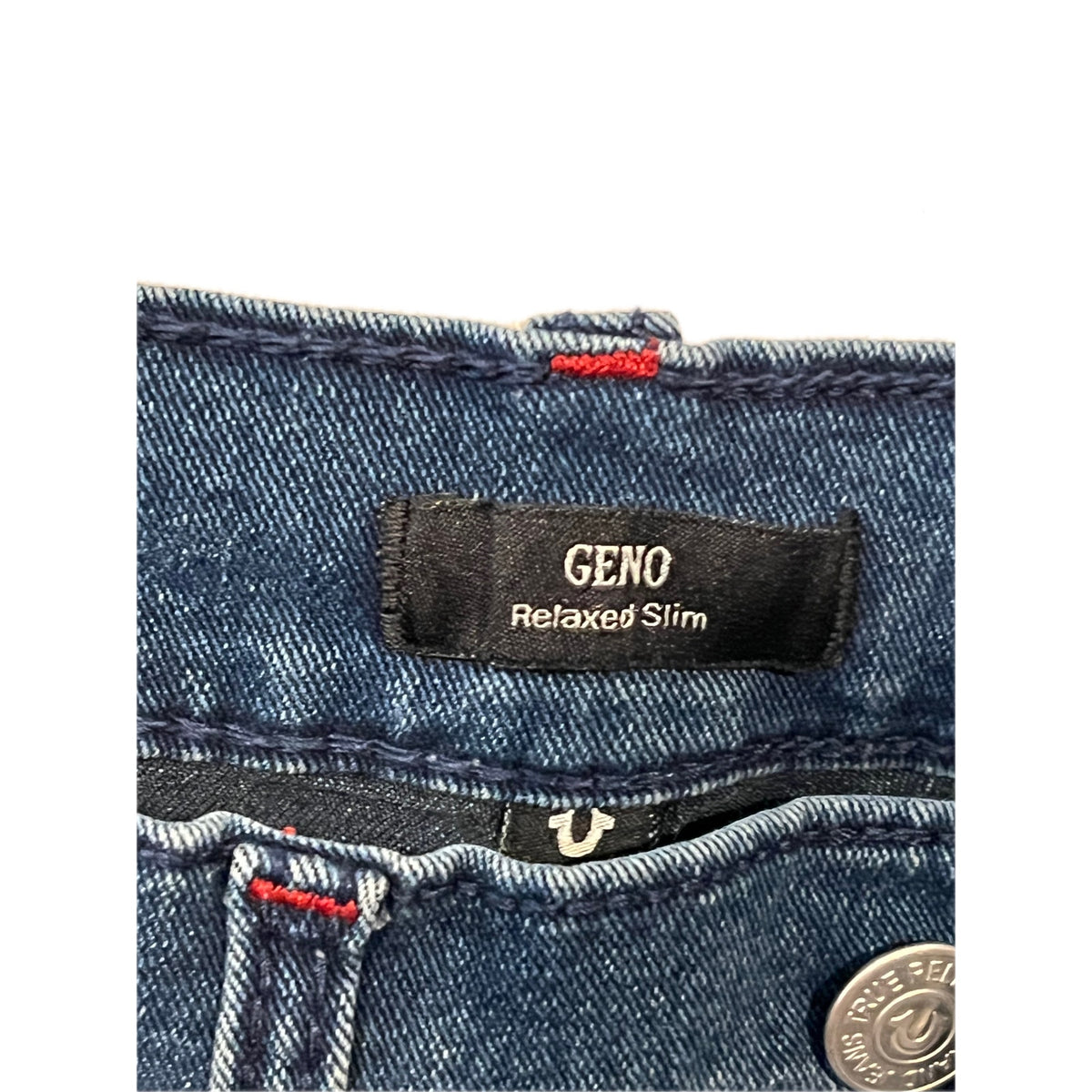 True Religion Geno Relaxed Slim Jeans Mens 34x30