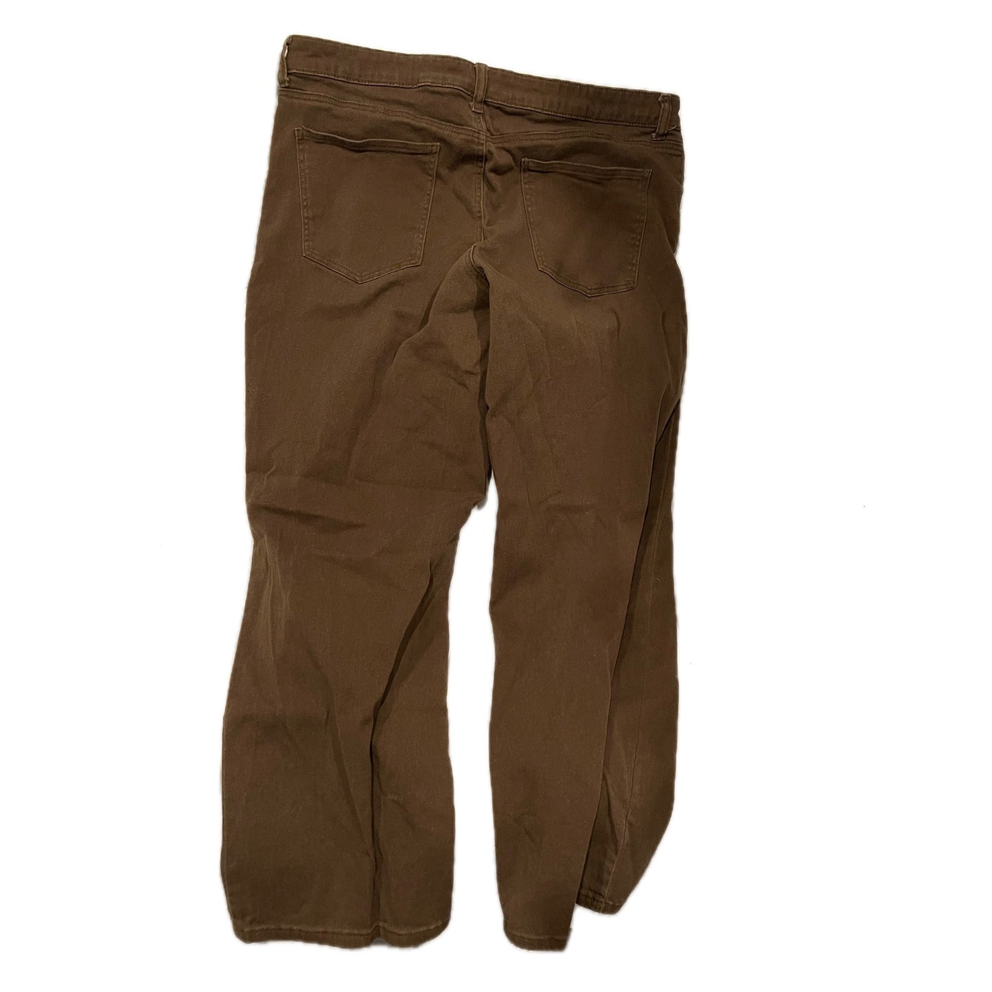 RWSH Pantalones de trabajo marrón óxido para hombre 38x32