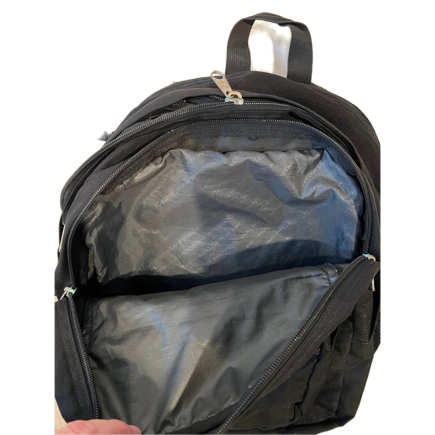 JanSport Right pack 3 Section Black Backpack