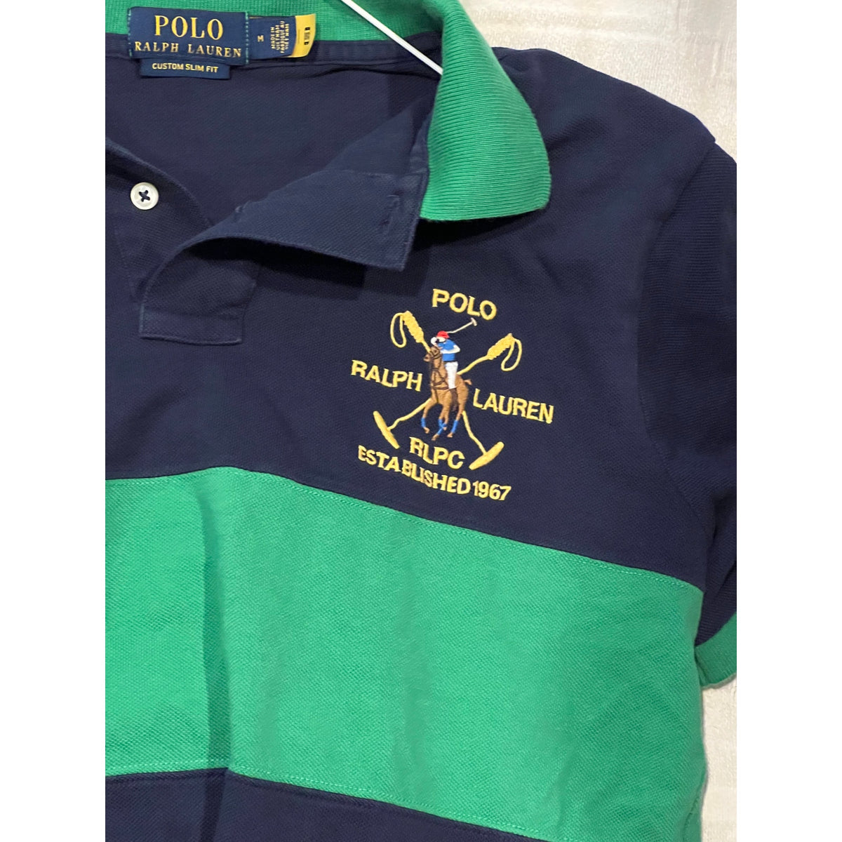 Polo Ralph Lauren Number 3 Polo Club Polo Shirt Womans Med