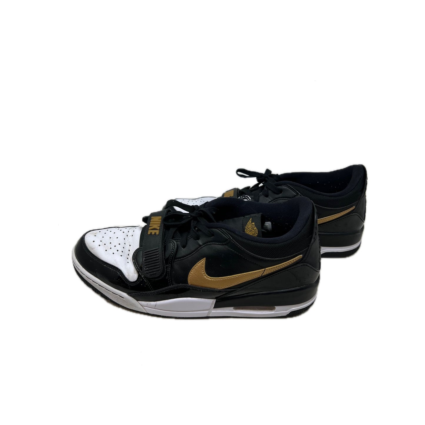 Jordan Legacy 312 Low Black Metallic Gold Mens 13