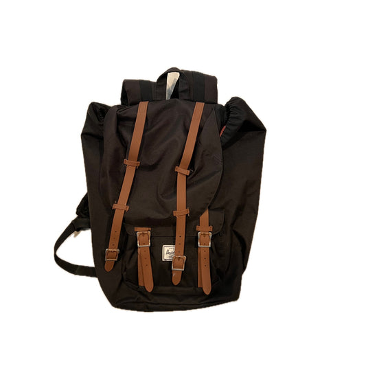 Herschel Little America 30L Black Red Backpack