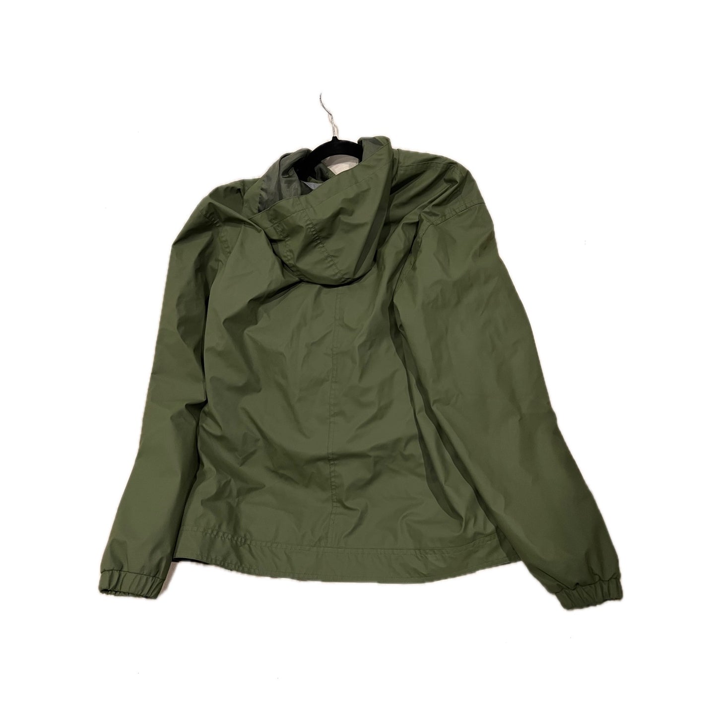 Weatherproof Green Hooded Windbreaker Mens L